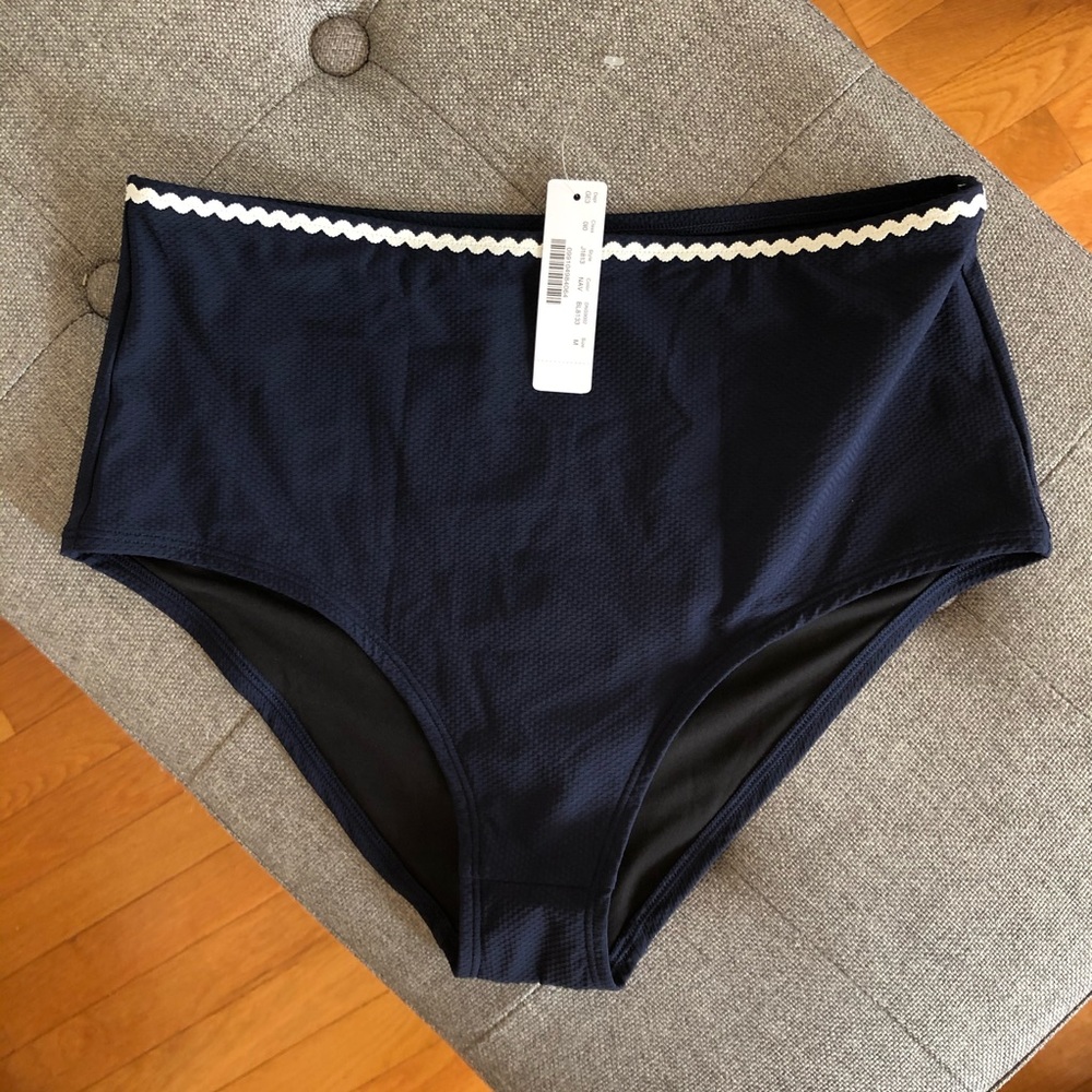 J. Crew “High-waisted bikini bottom with rickrack